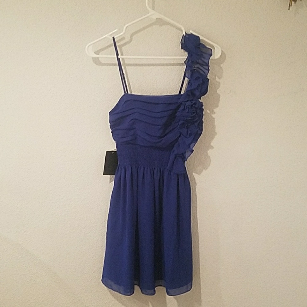 Cobalt blue party dress